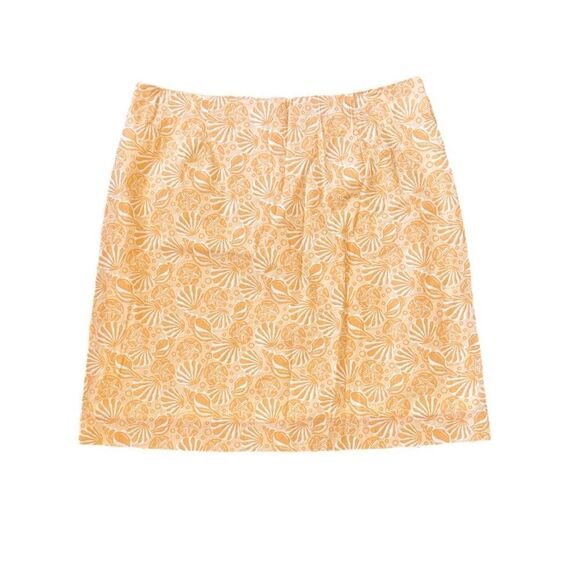 Vineyard Vines Seashell Pattern Skirt in Peach & White Size 6 - Picture 2 of 10